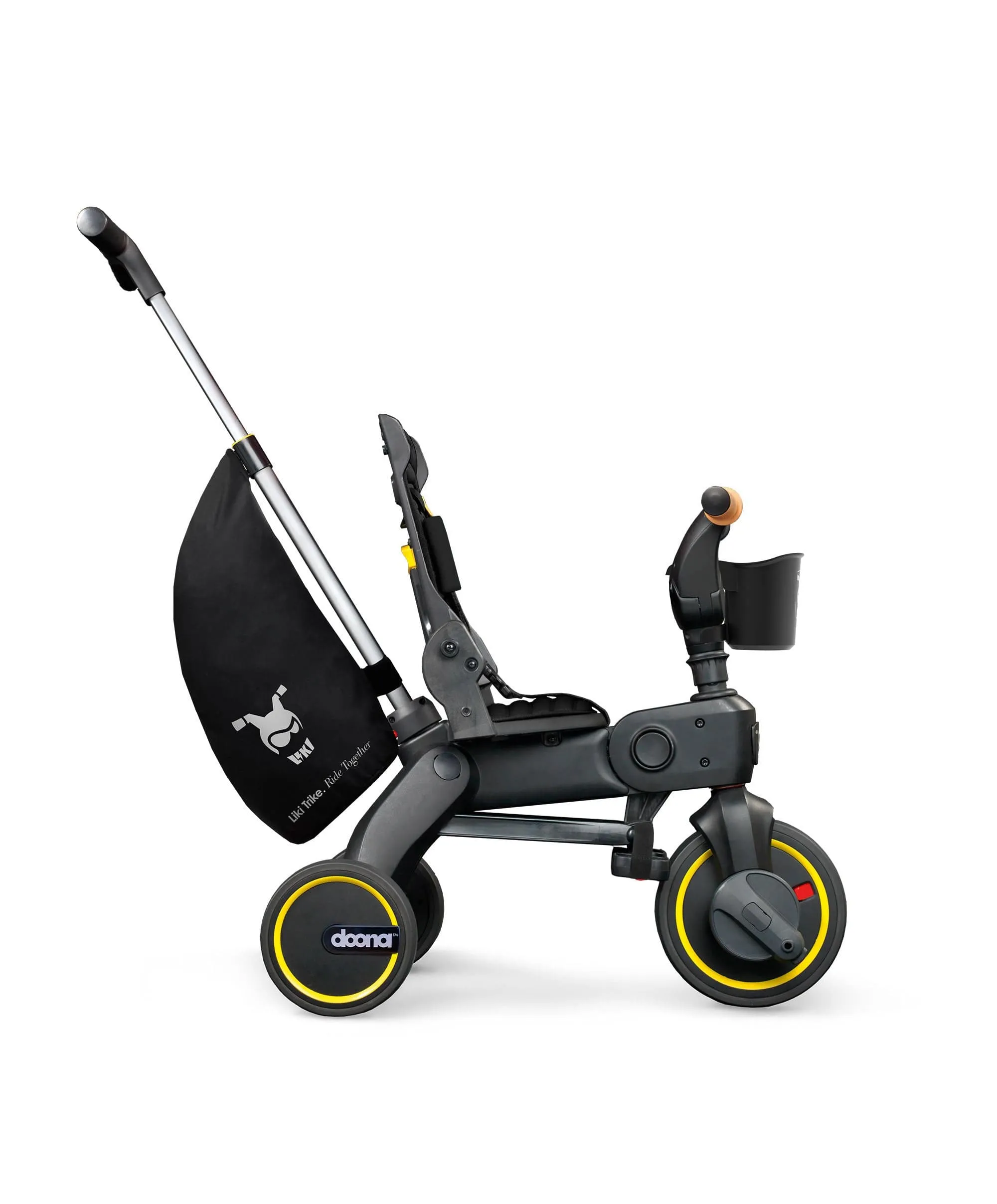Doona&trade; Liki Push Along Trike S5 - Nitro Black Deluxe
