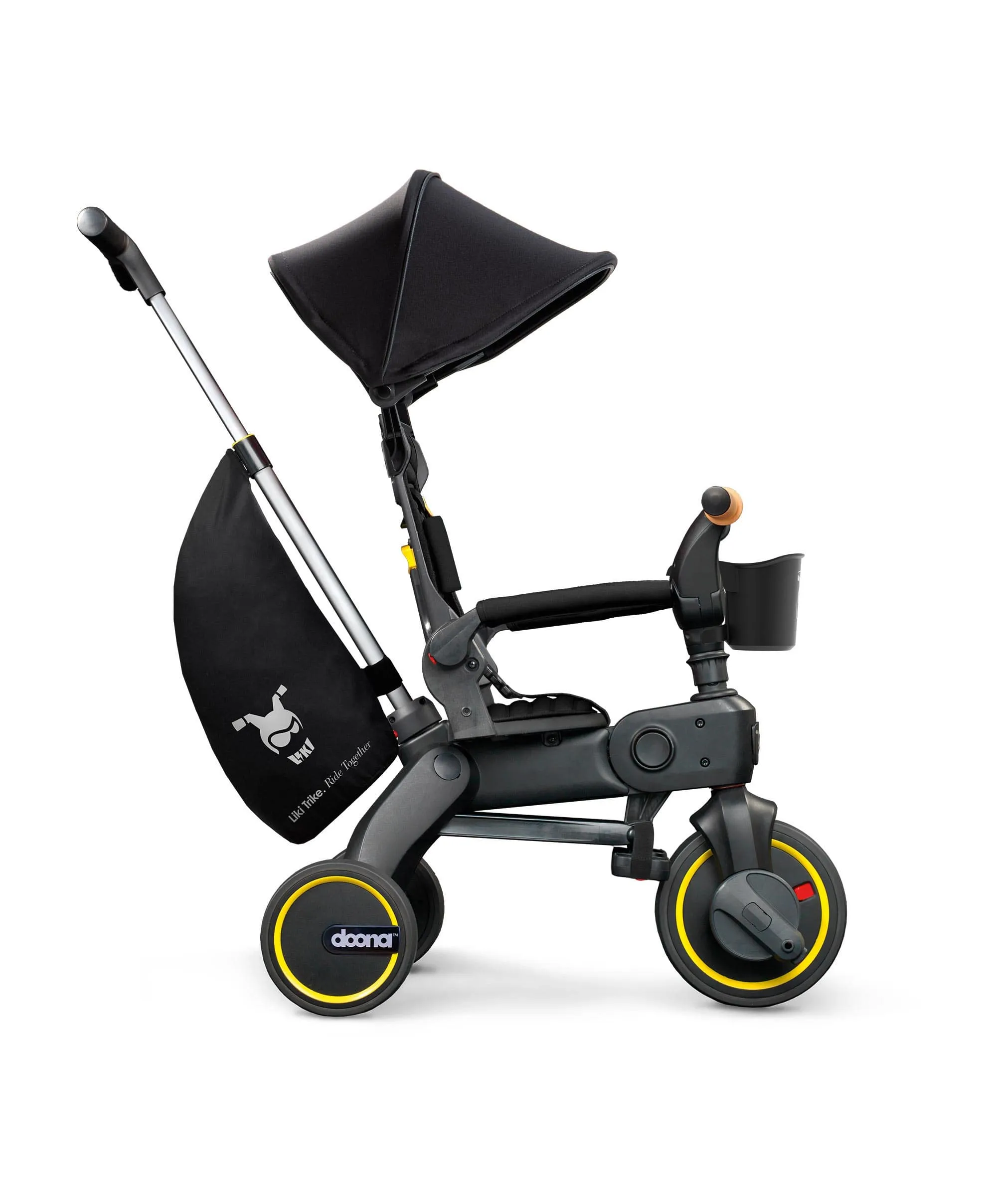 Doona&trade; Liki Push Along Trike S5 - Nitro Black Deluxe