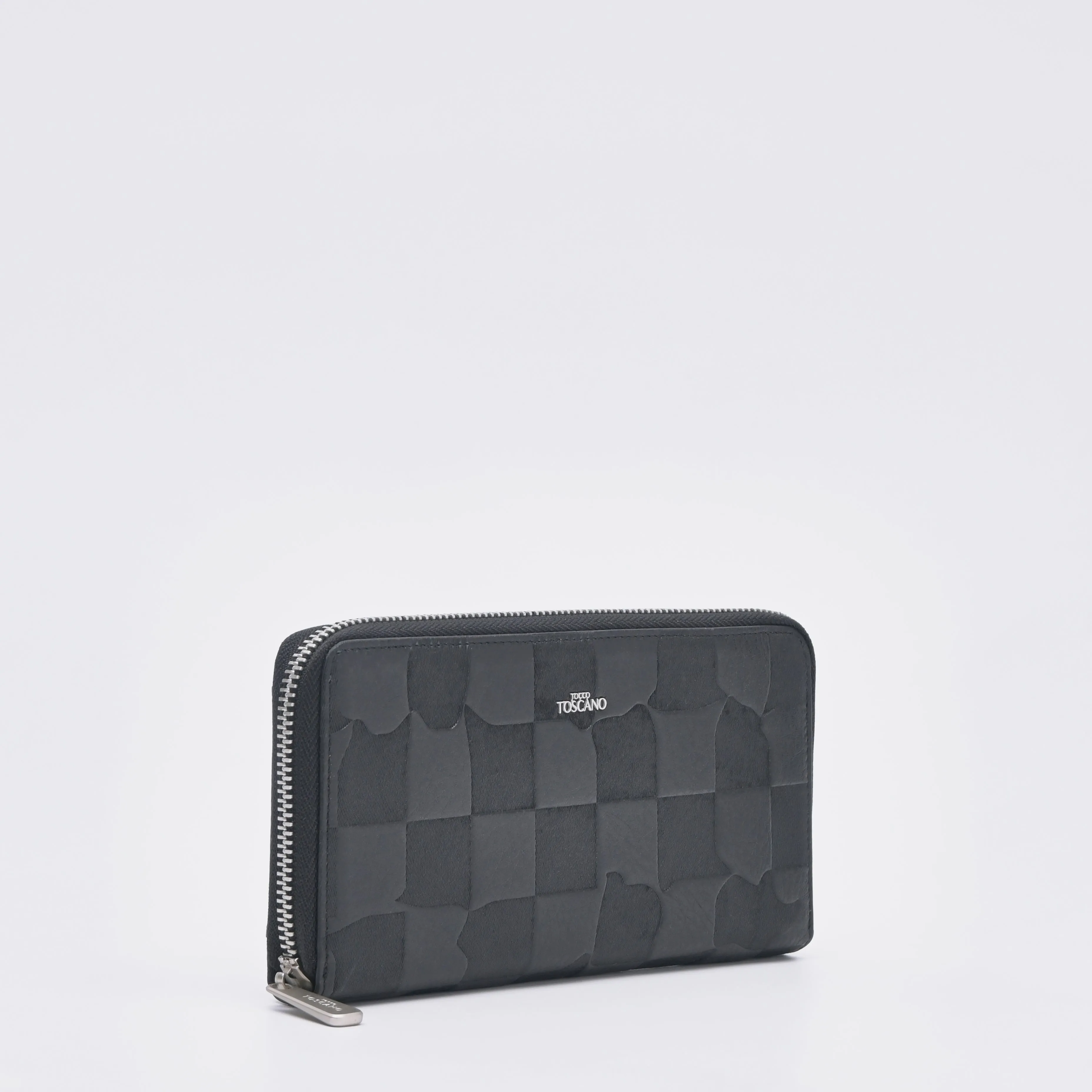 Embross Leather Full Zipper Long Wallet - TGLW0322LN3MK4