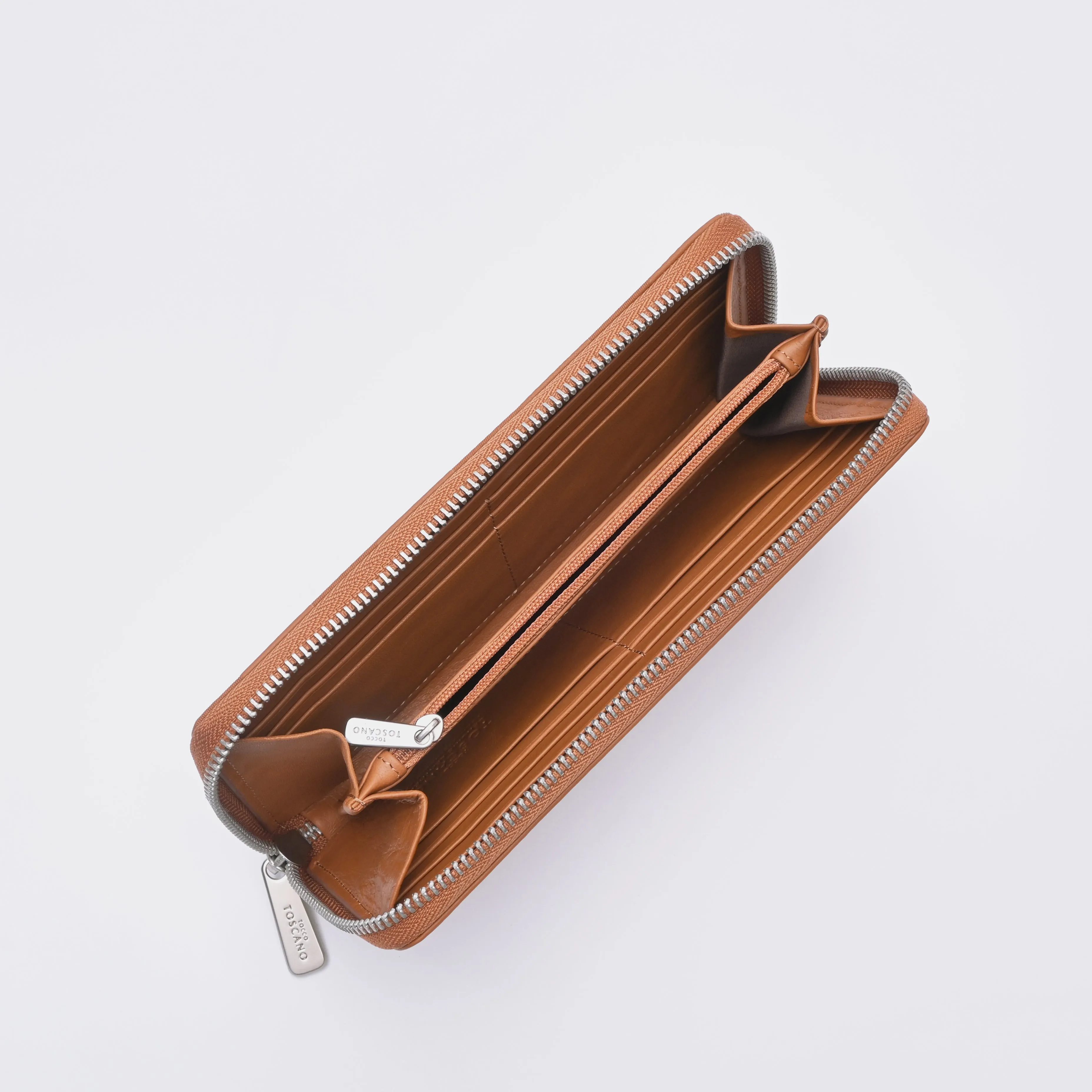 Embross Leather Full Zipper Long Wallet - TGLW0322LN3MK4