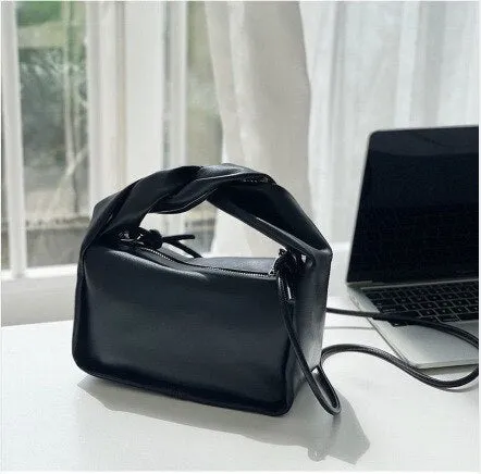Emma Twisted Handle Mini Box Bags - 3 Colors