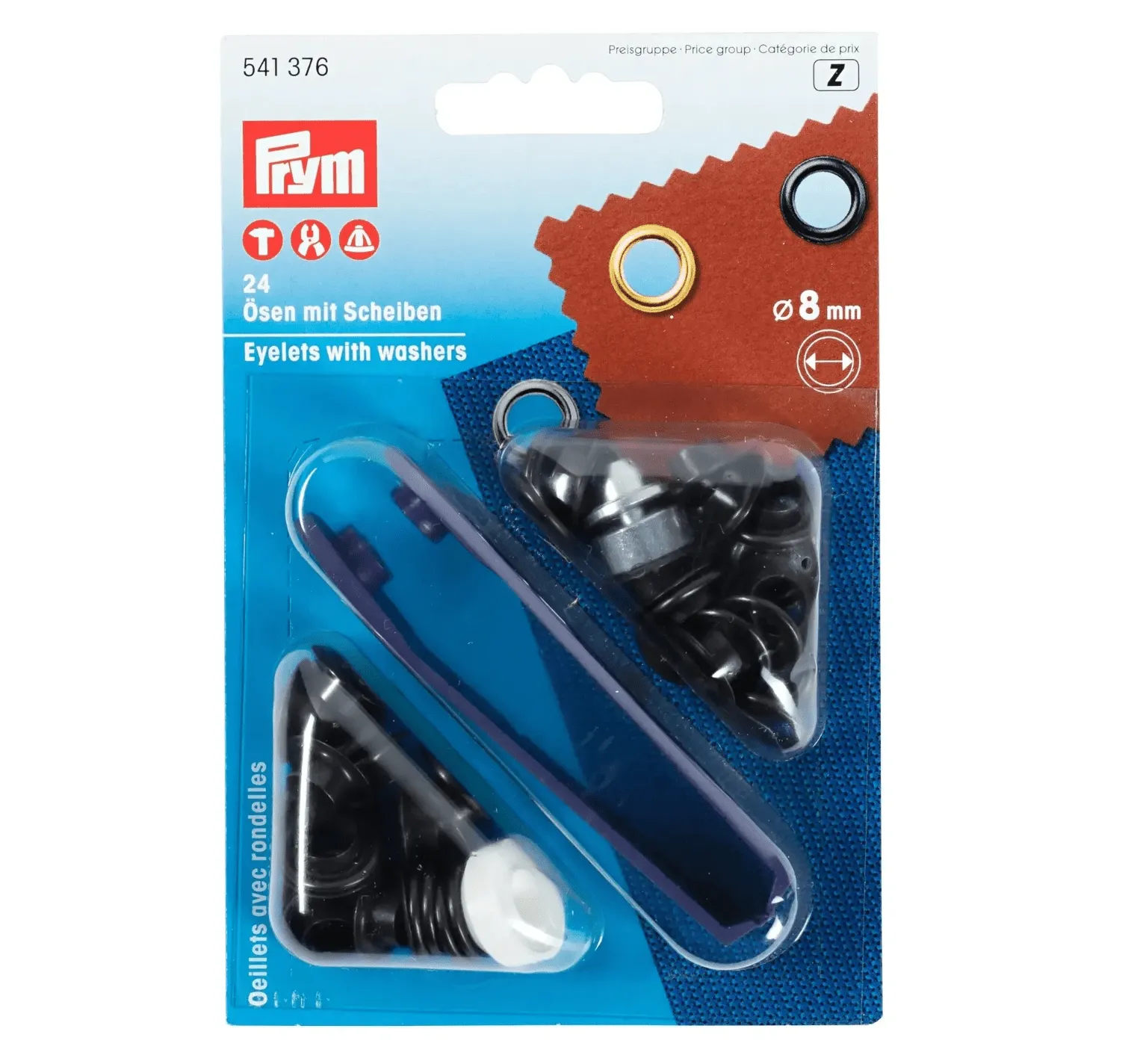 Eyelets with Washers (With Tools & Refills)