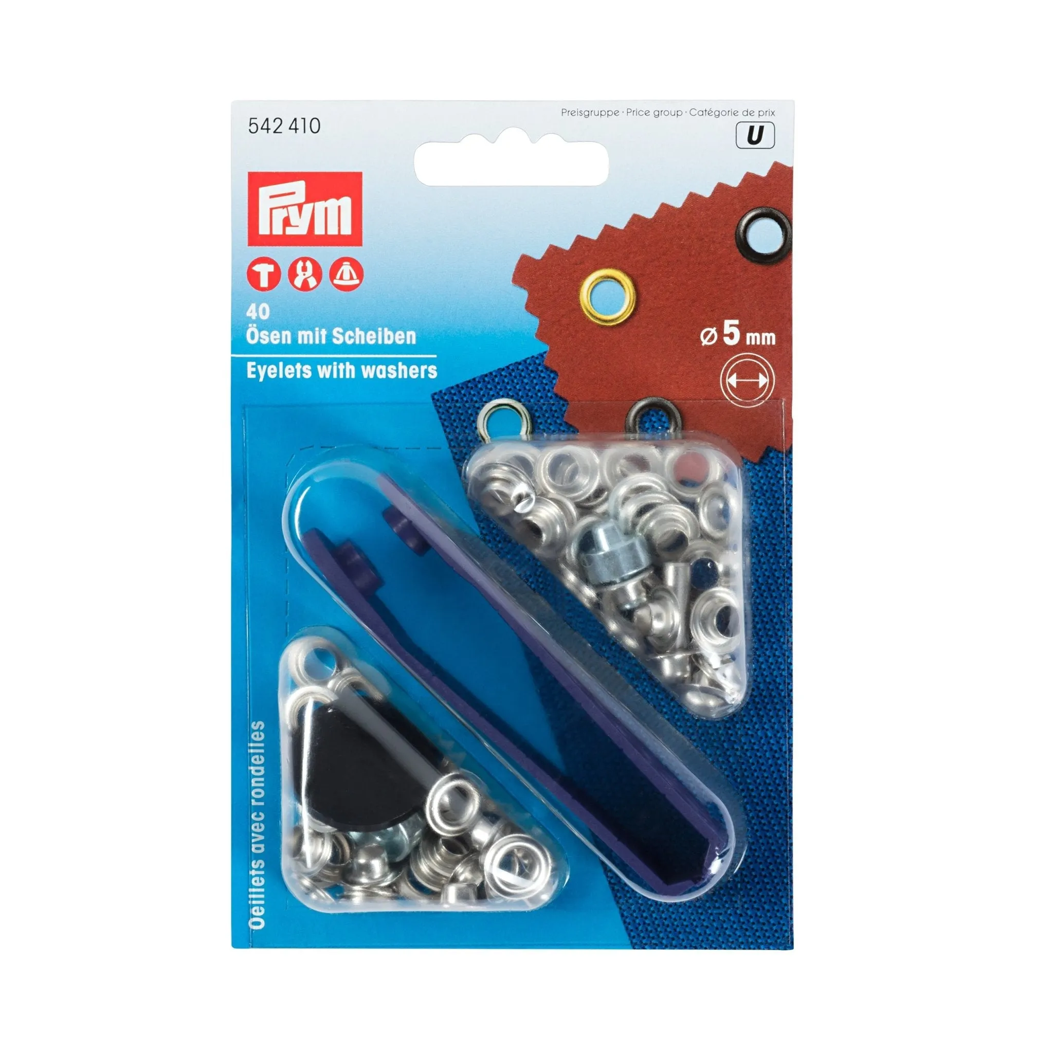 Eyelets with Washers (With Tools & Refills)