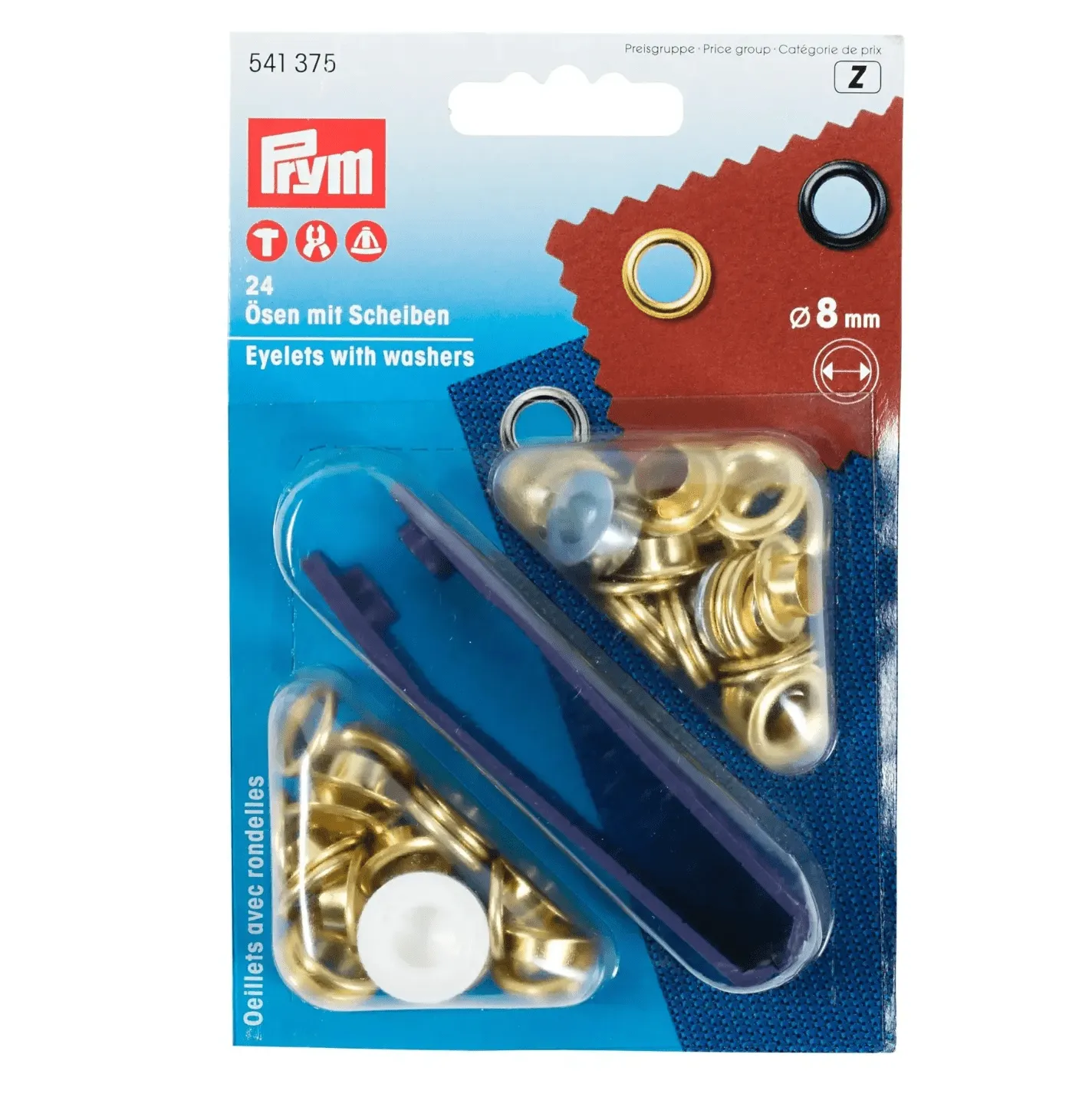 Eyelets with Washers (With Tools & Refills)