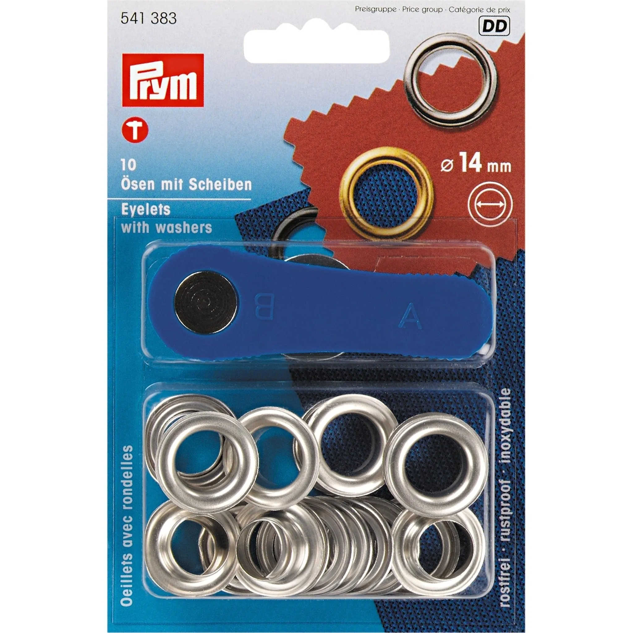 Eyelets with Washers (With Tools & Refills)