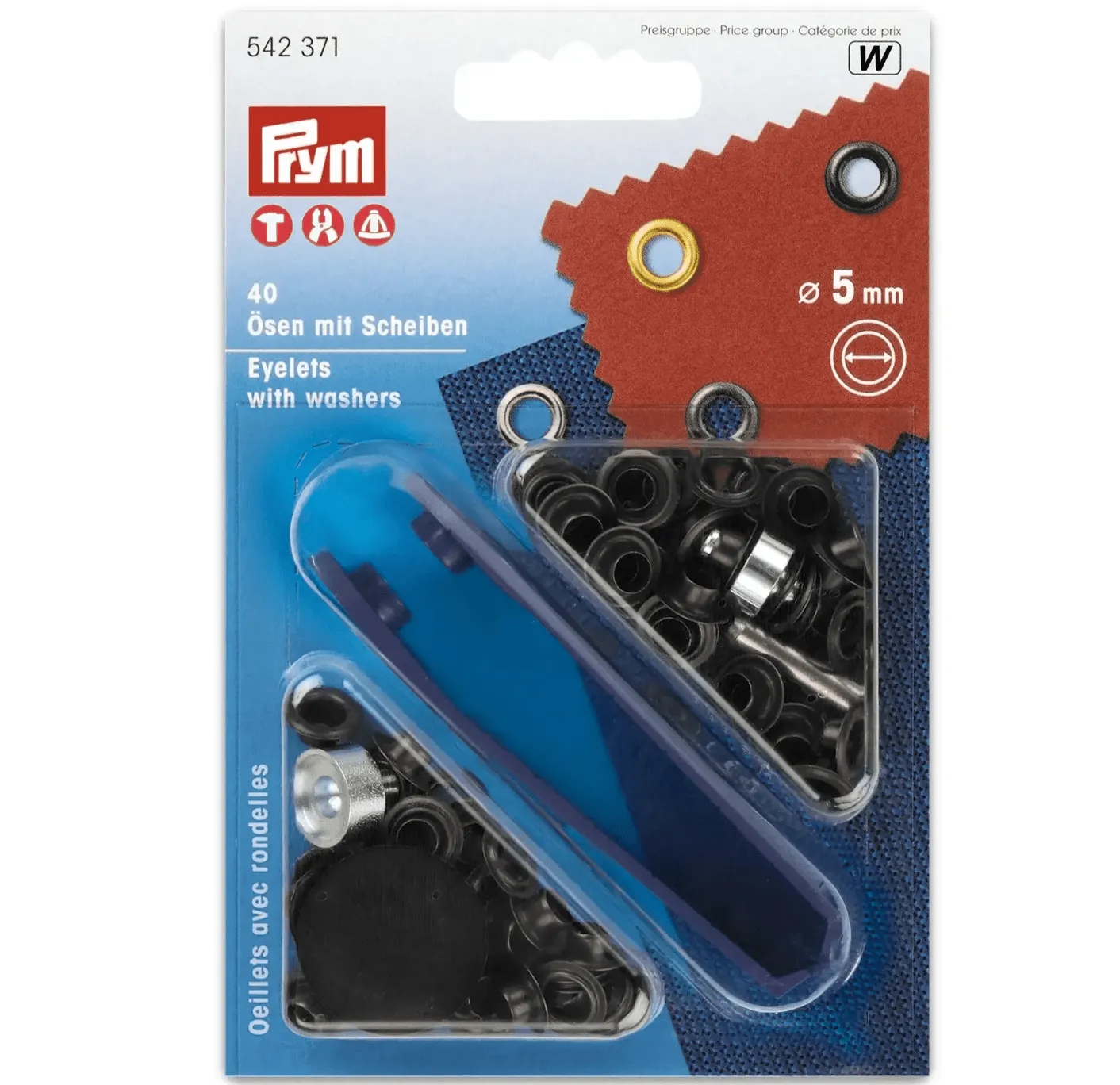 Eyelets with Washers (With Tools & Refills)