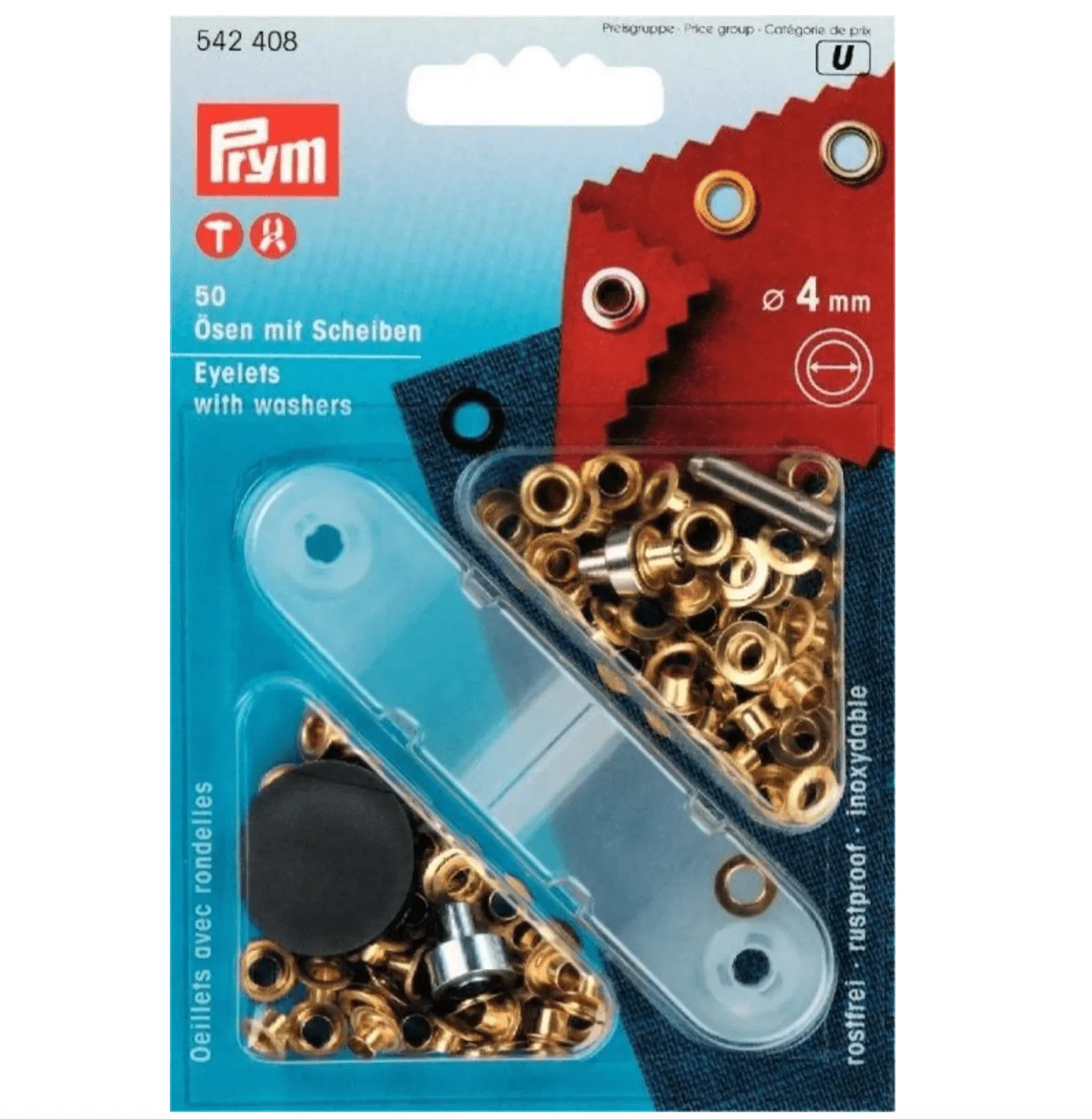 Eyelets with Washers (With Tools & Refills)