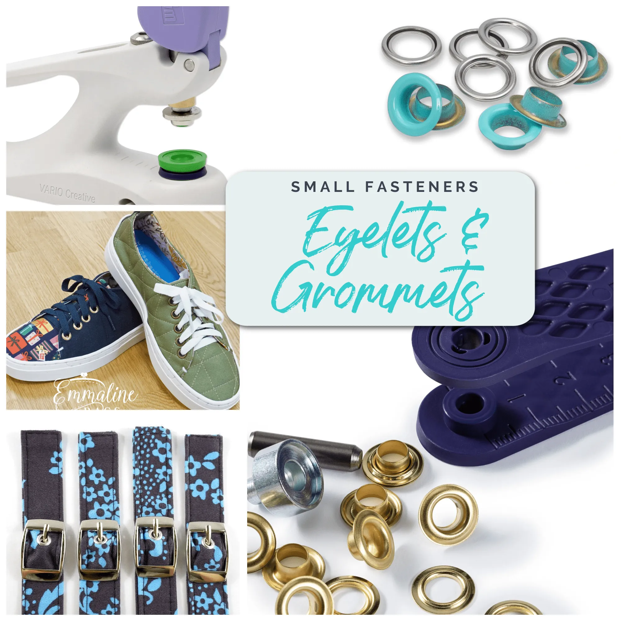 Eyelets with Washers (With Tools & Refills)