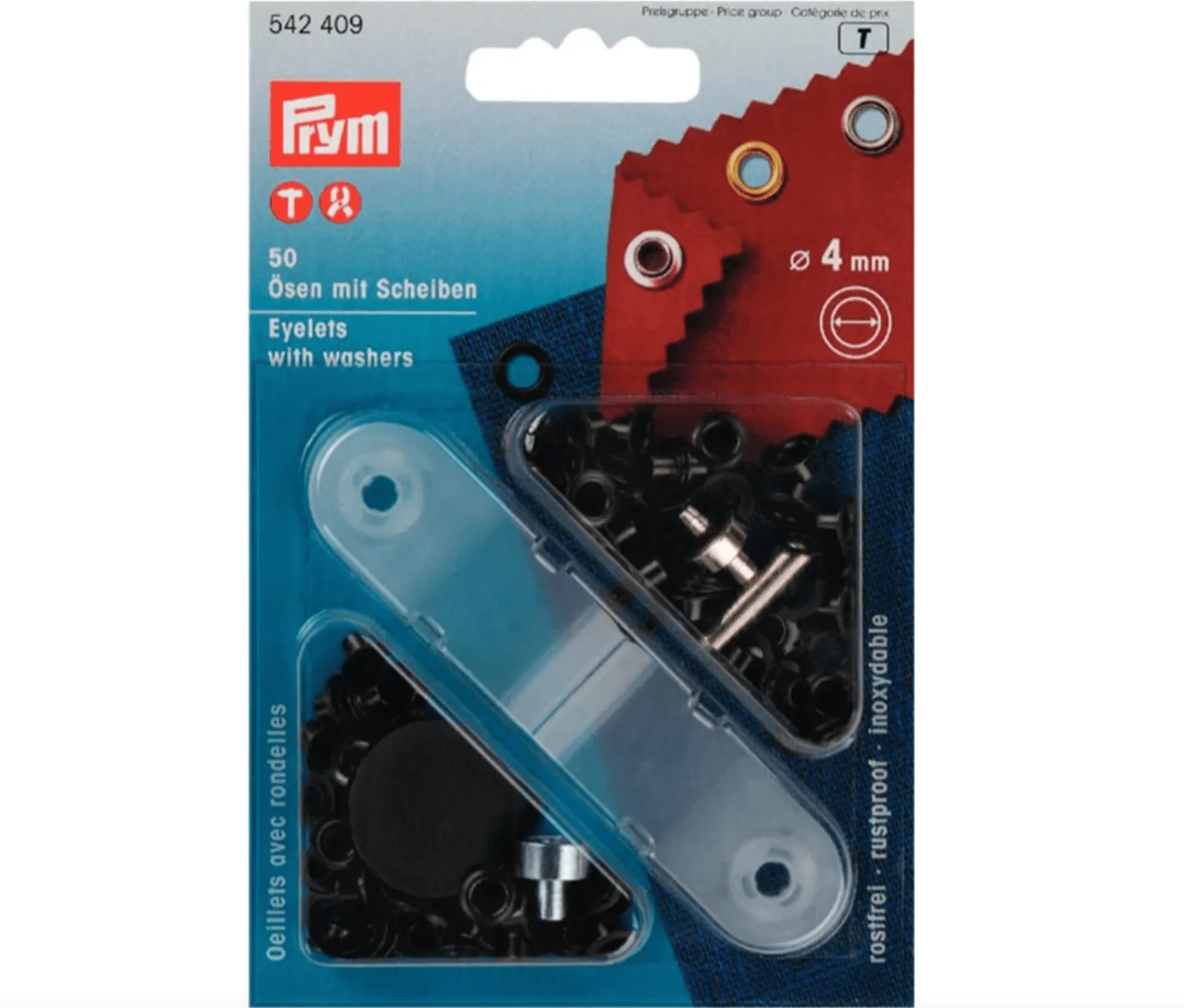 Eyelets with Washers (With Tools & Refills)