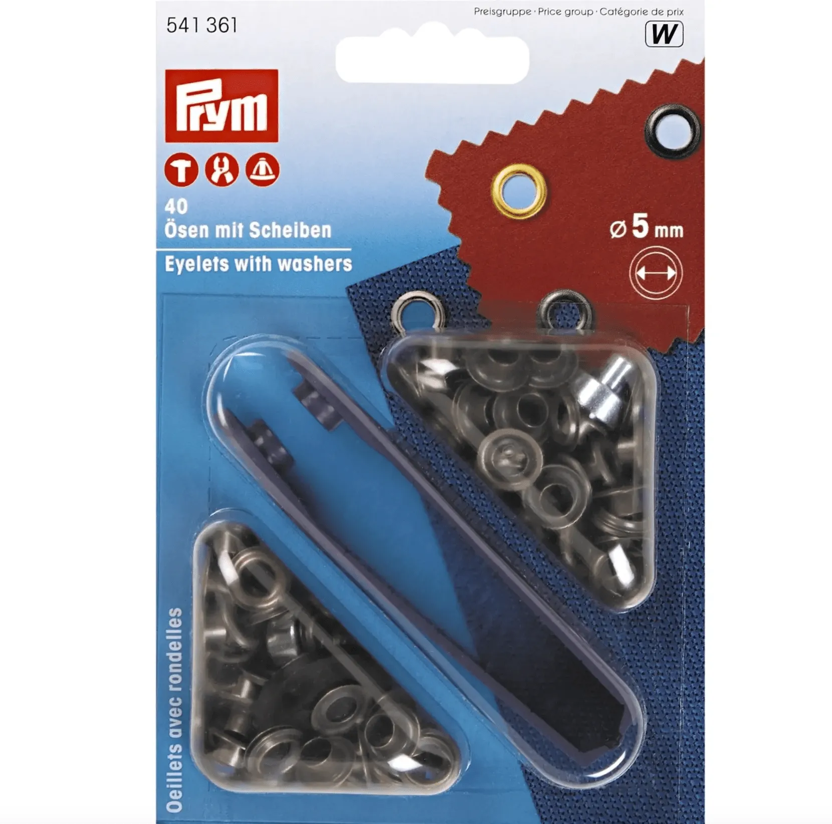 Eyelets with Washers (With Tools & Refills)