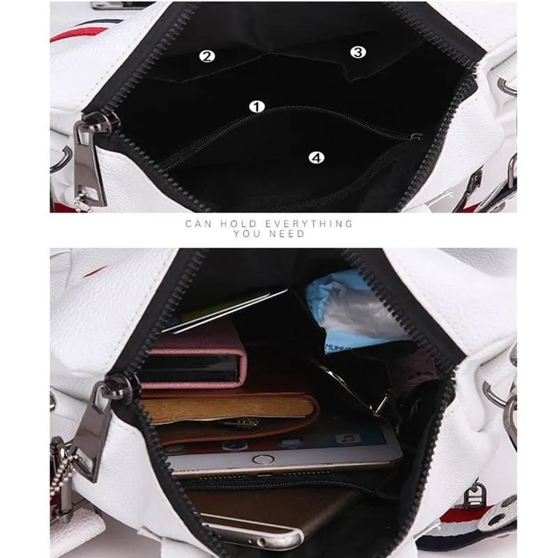 Fashion Leather Shoulder Bag | Backpack | School Bag