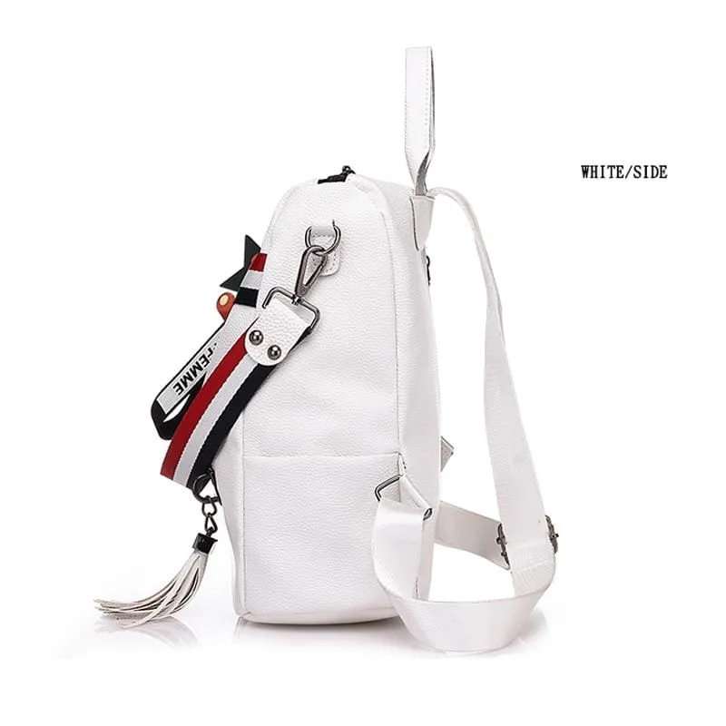 Fashion Leather Shoulder Bag | Backpack | School Bag