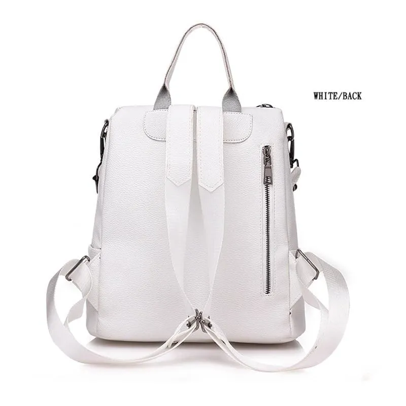 Fashion Leather Shoulder Bag | Backpack | School Bag