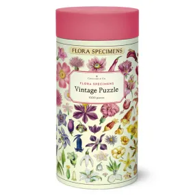 Flower Specimens- Cavallini & Co. 1000 Piece Puzzle