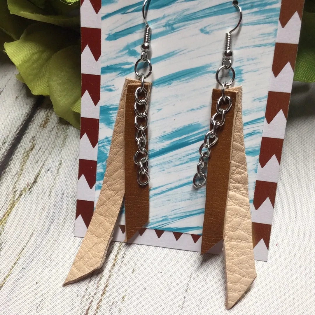 Fringe- Nude, Tan, Silver