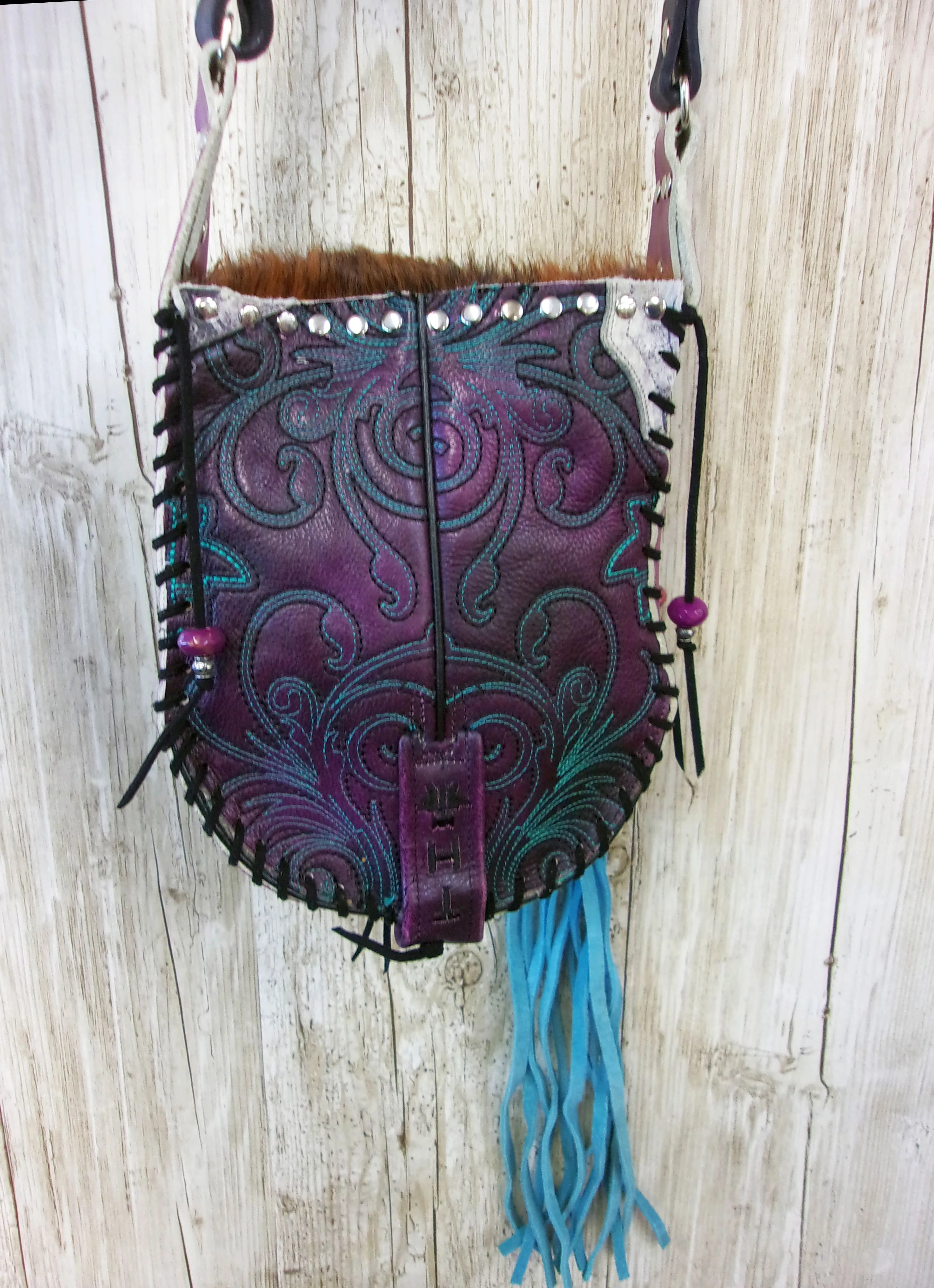 Hand-Painted Boho Bag P05