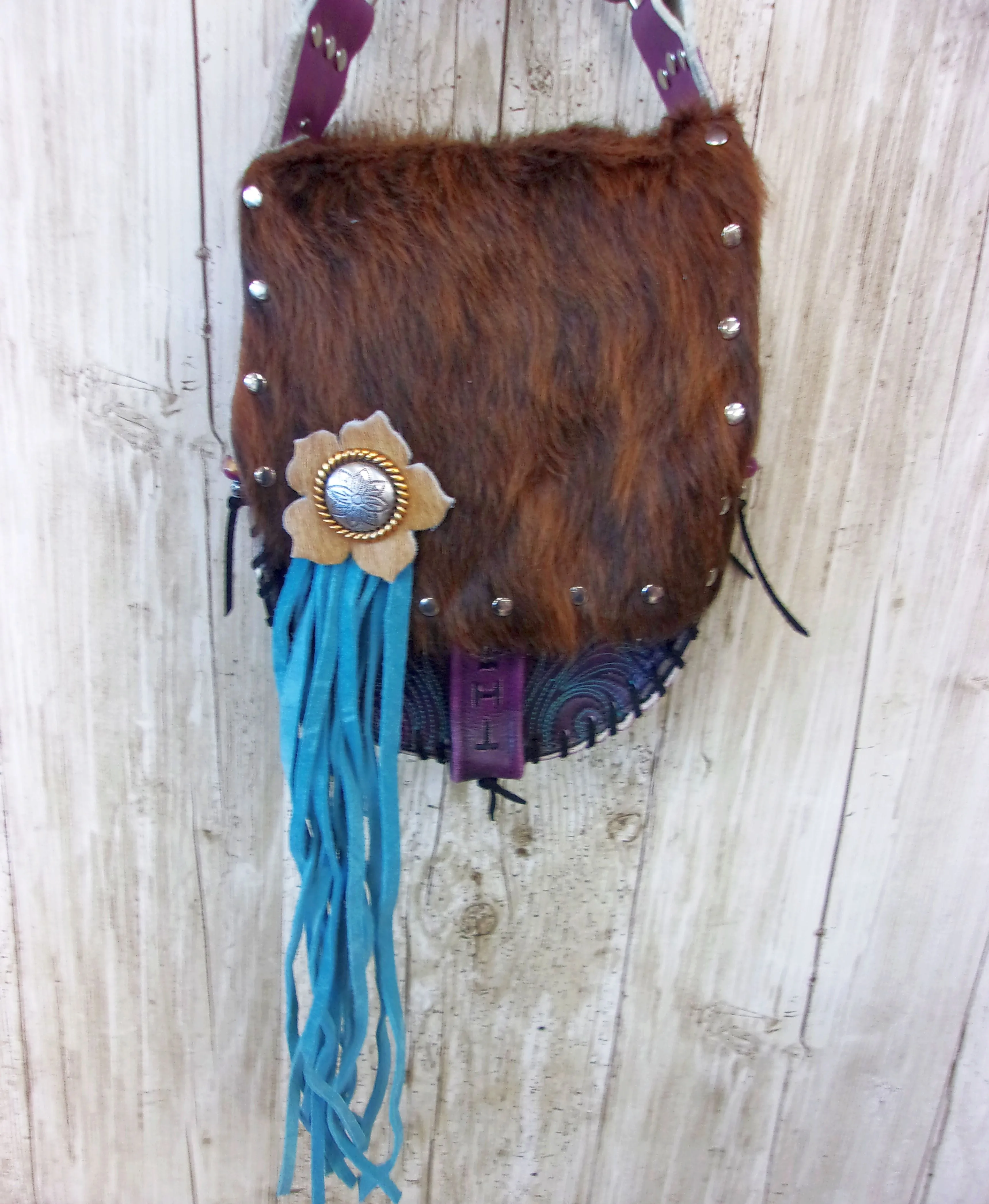 Hand-Painted Boho Bag P05