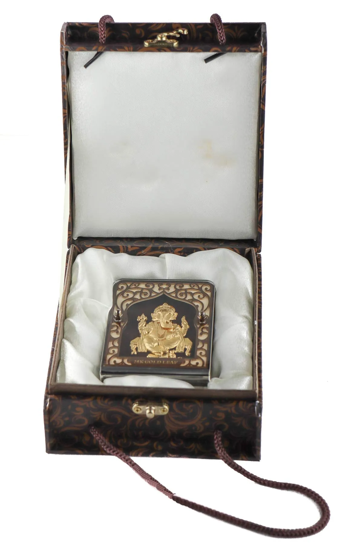 Hem Jewels 999 Gold Ganesh Frame for Gift and Home Décor (4 X 3 Inches)