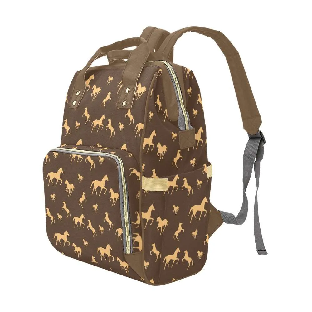 Horsing Around Multifunctional Diaper Backpack Bag
