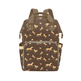 Horsing Around Multifunctional Diaper Backpack Bag