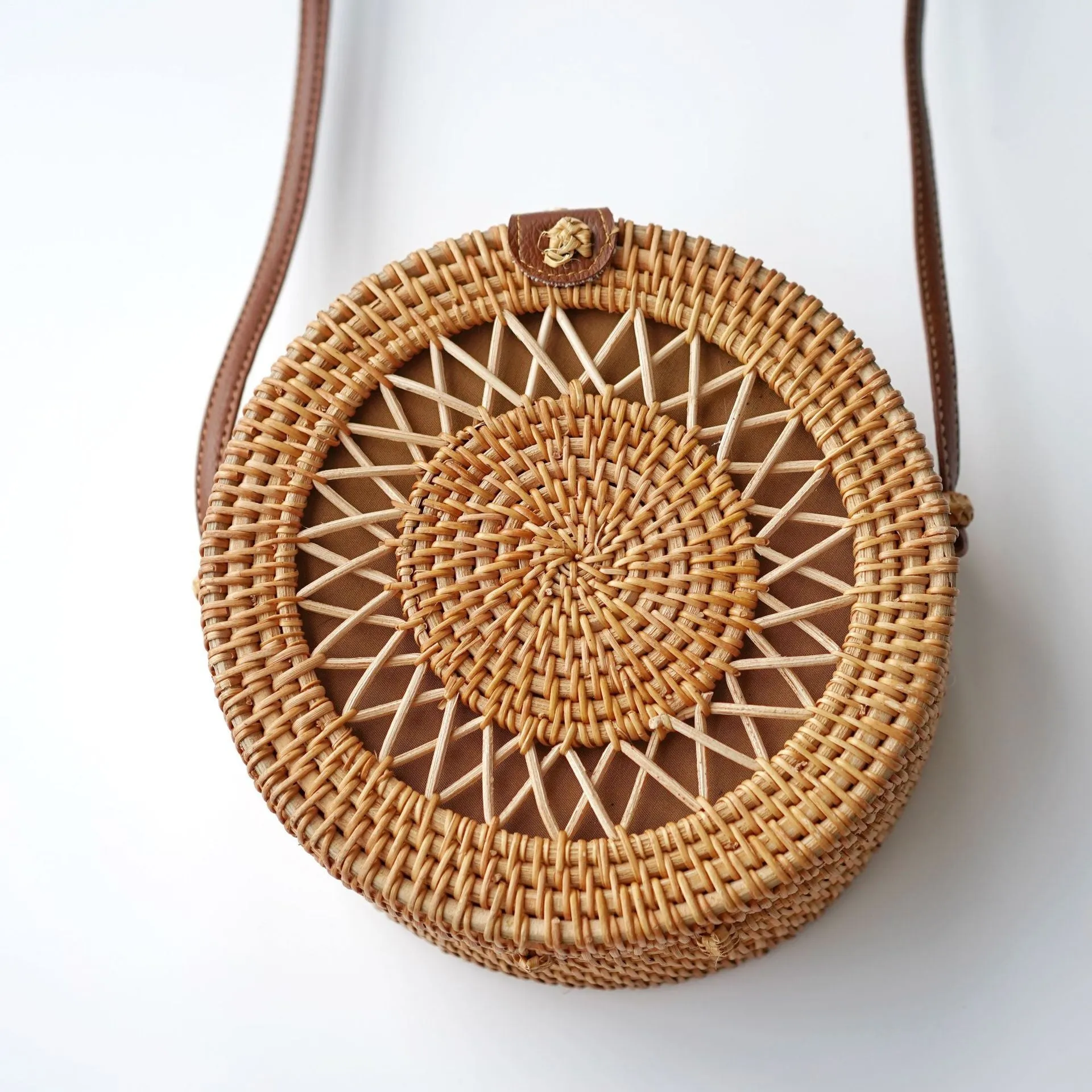 Indah Balinese Pattern Rattan Bag - 10 Patterns