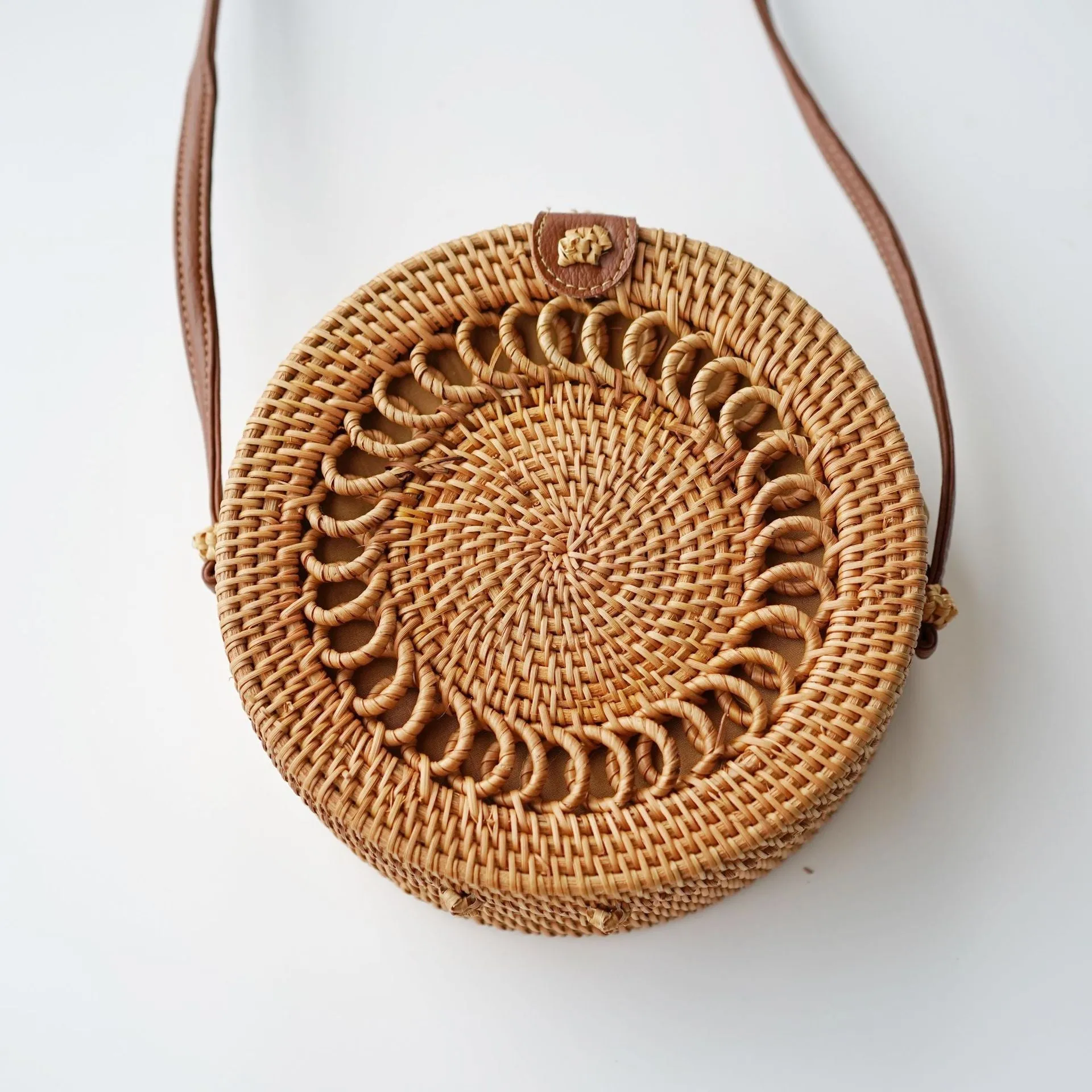 Indah Balinese Pattern Rattan Bag - 10 Patterns