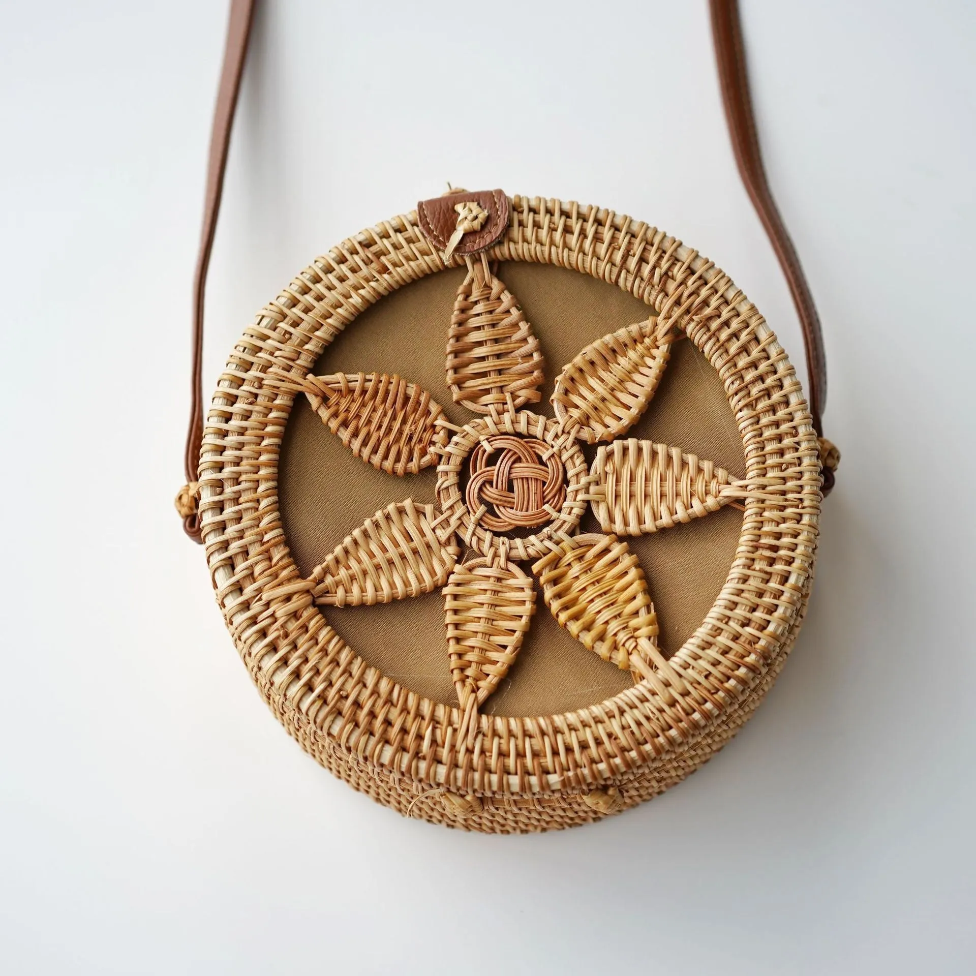 Indah Balinese Pattern Rattan Bag - 10 Patterns
