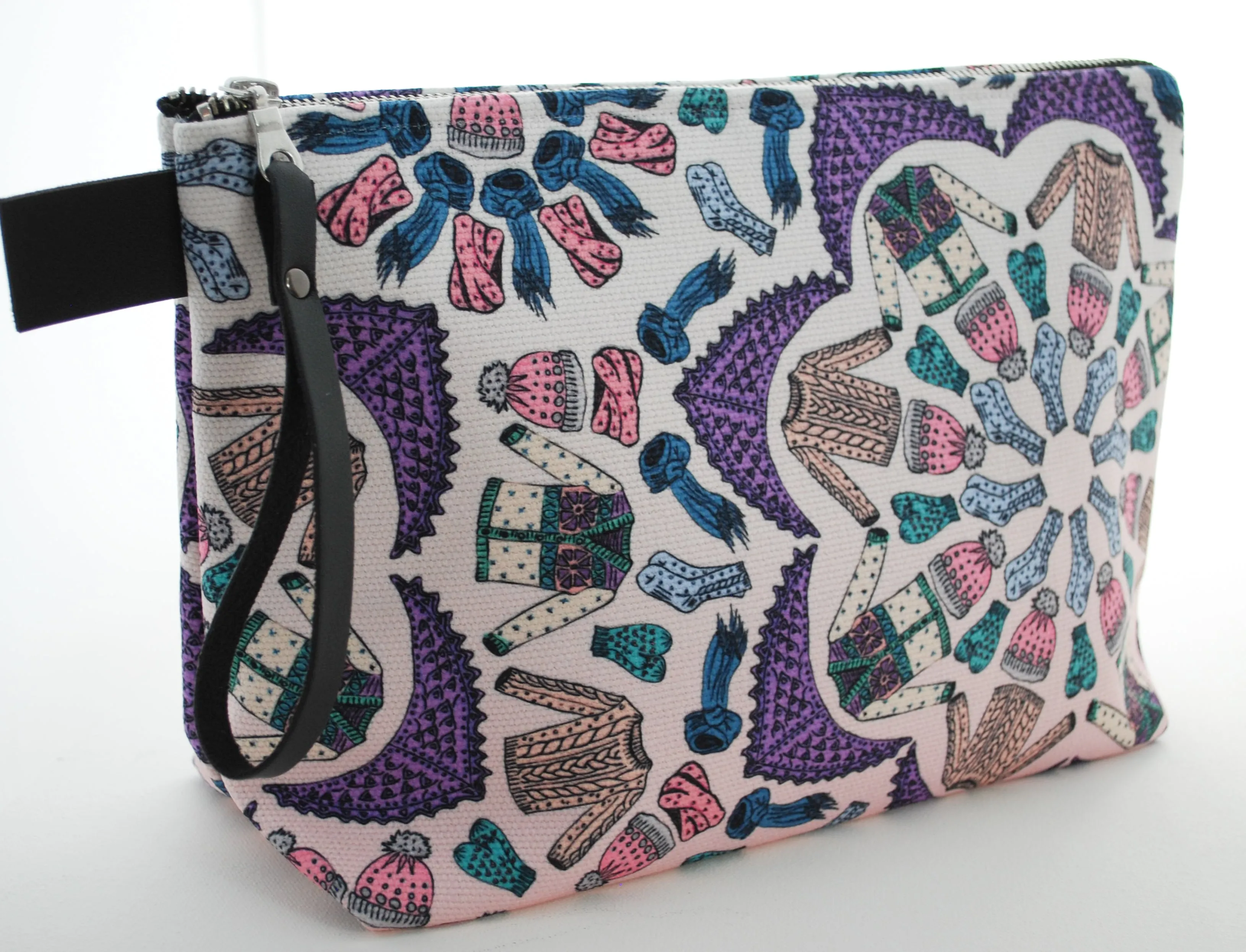 Kaleidoscope Knits Project Bag for Knitters - Rose Colourway