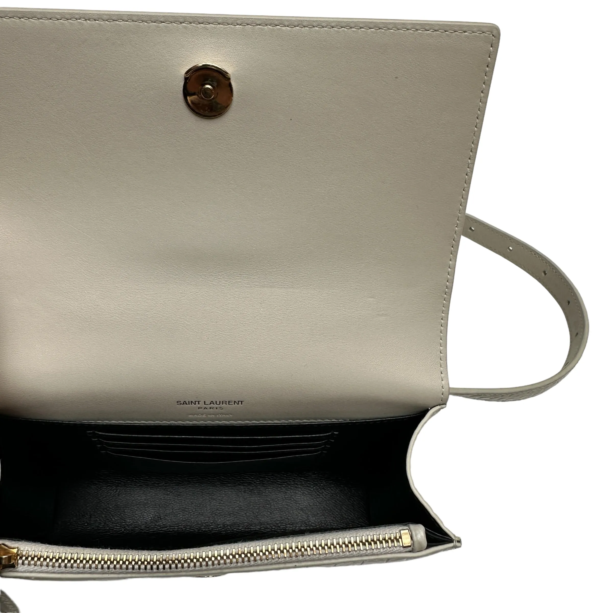 Kate Croc Embossed Belt Bag
