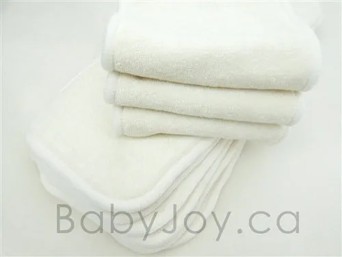 Kawaii Organic Bamboo One Size Inserts - 2 pack