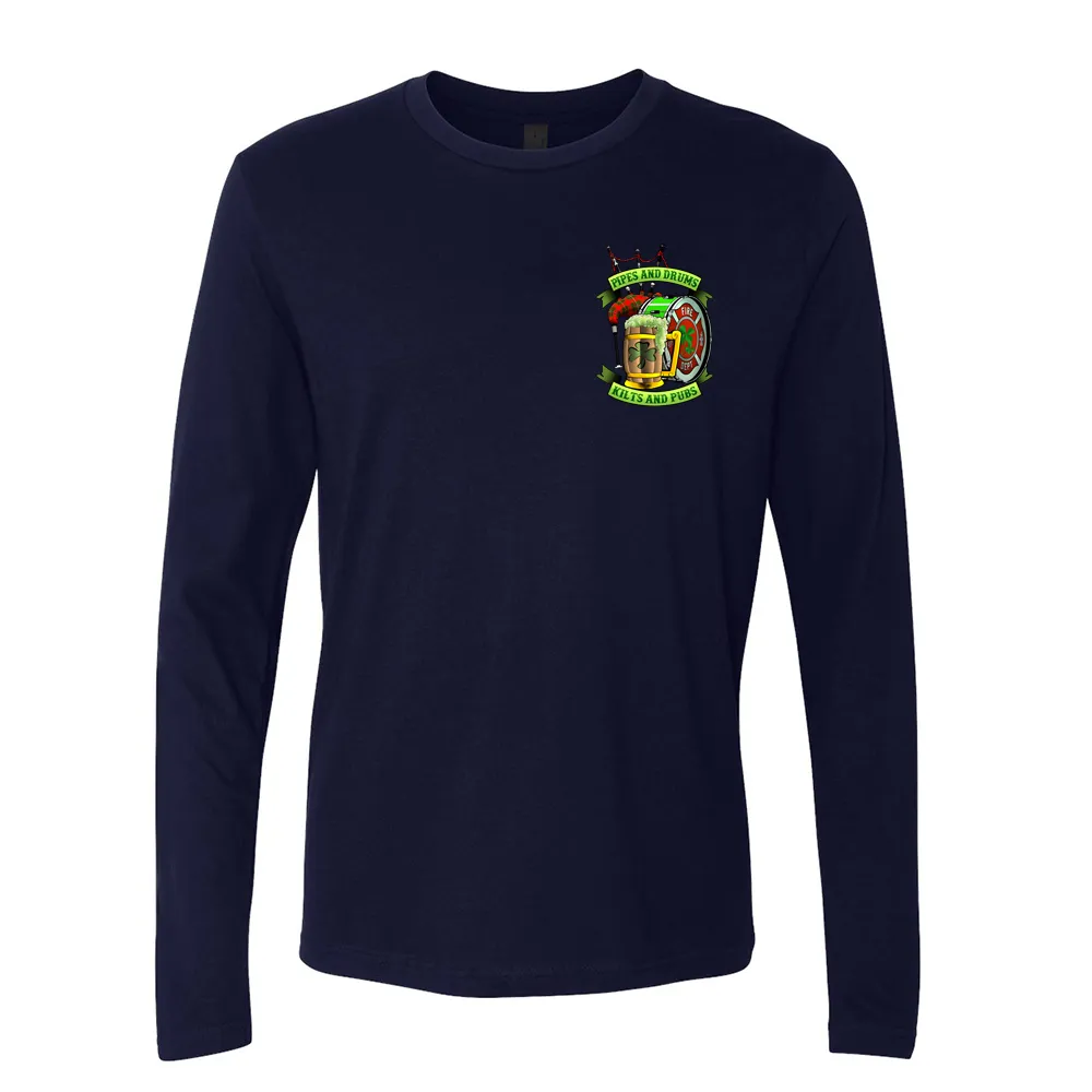Kilts and Pubs Premium Firefighter Long Sleeve Shirt