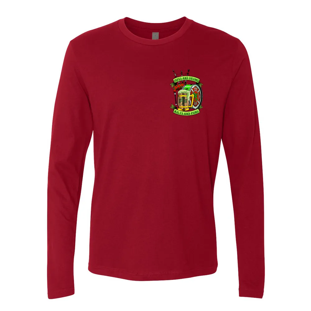 Kilts and Pubs Premium Firefighter Long Sleeve Shirt