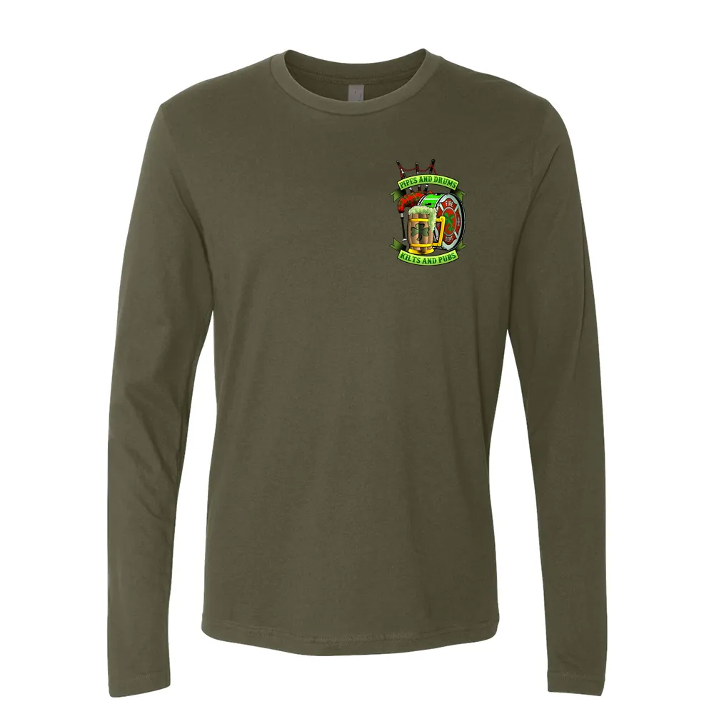 Kilts and Pubs Premium Firefighter Long Sleeve Shirt