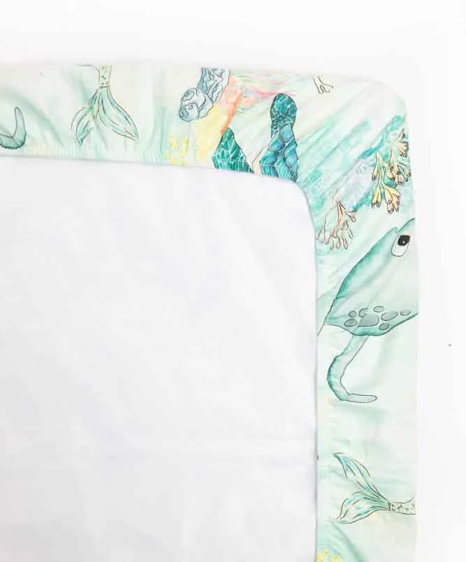 Lady Elliot Island Baby Cot Sheet Expect-A-Spill Sheets