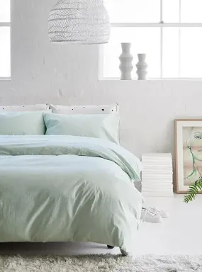 Light Green Organic Cotton Pillowcase