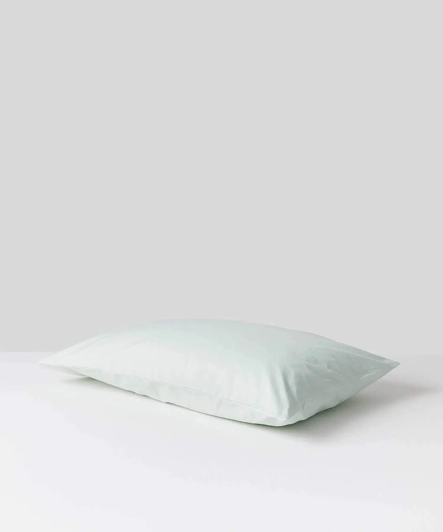 Light Green Organic Cotton Pillowcase
