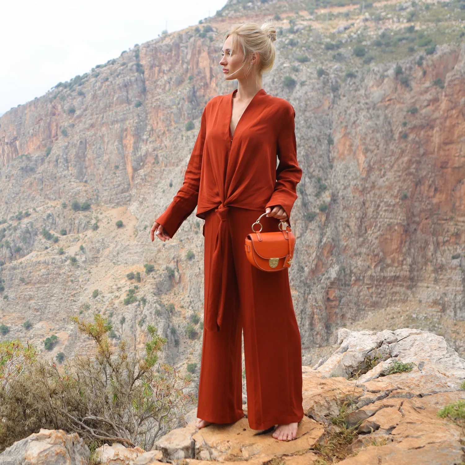 Luna Crossbody Bag - Orange