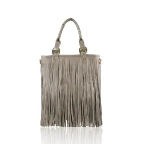 LYDC Fringe Fever Stone Tote Bag