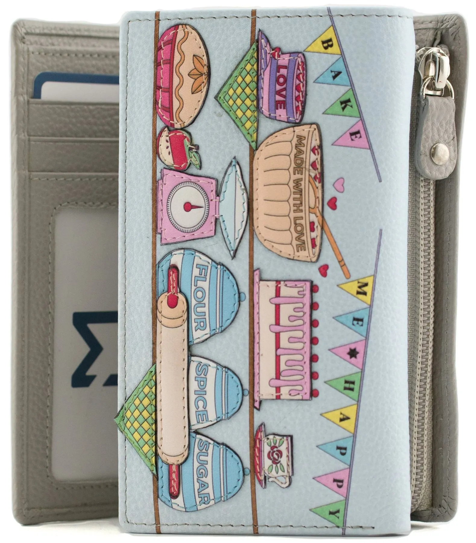 Mala Leather Bake Me Happy Collection Leather Purse RFID Blocking 3656_19
