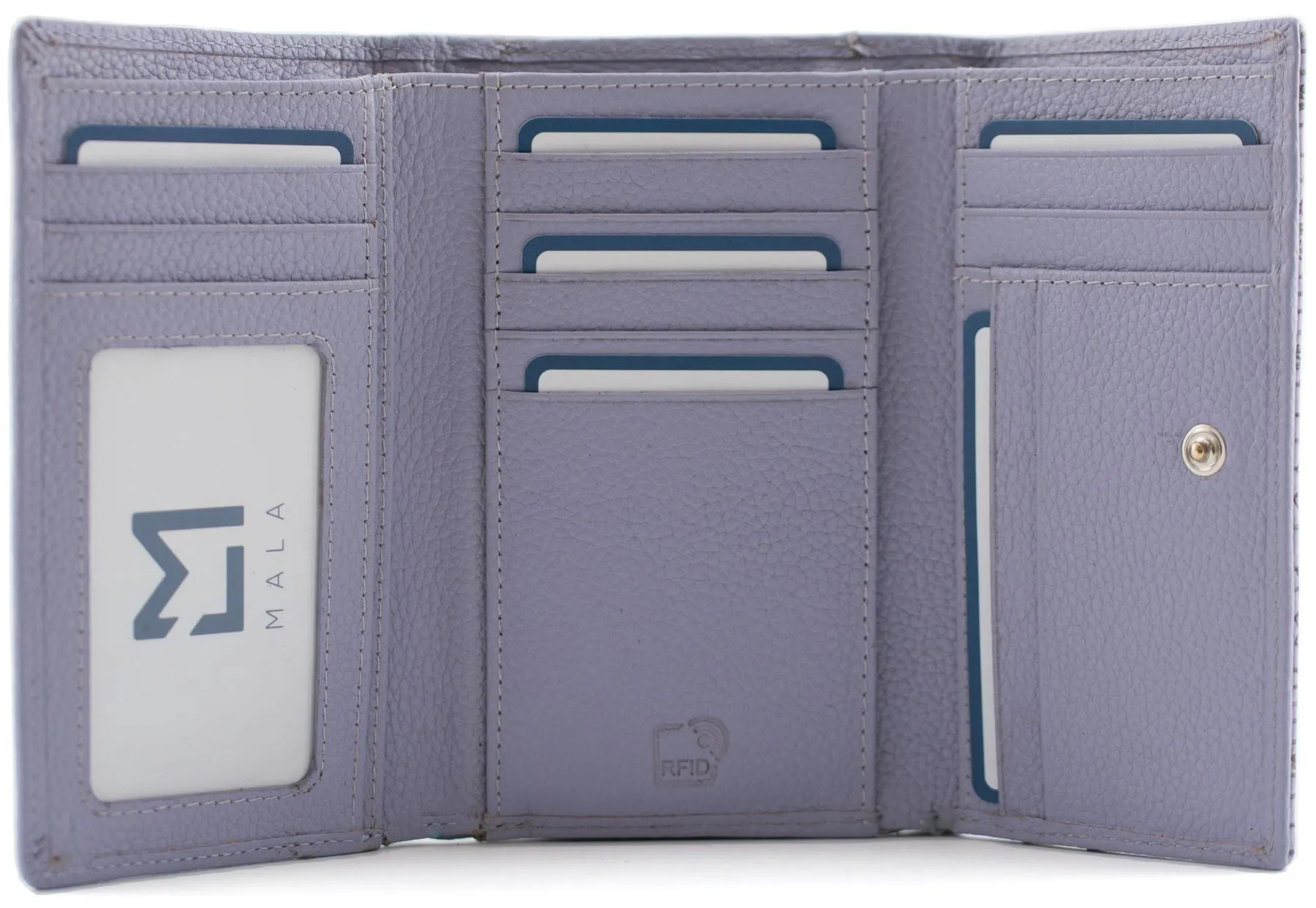 Mala Leather 'The Cotswold Collection' Leather Purse RFID Blocking 3671_26