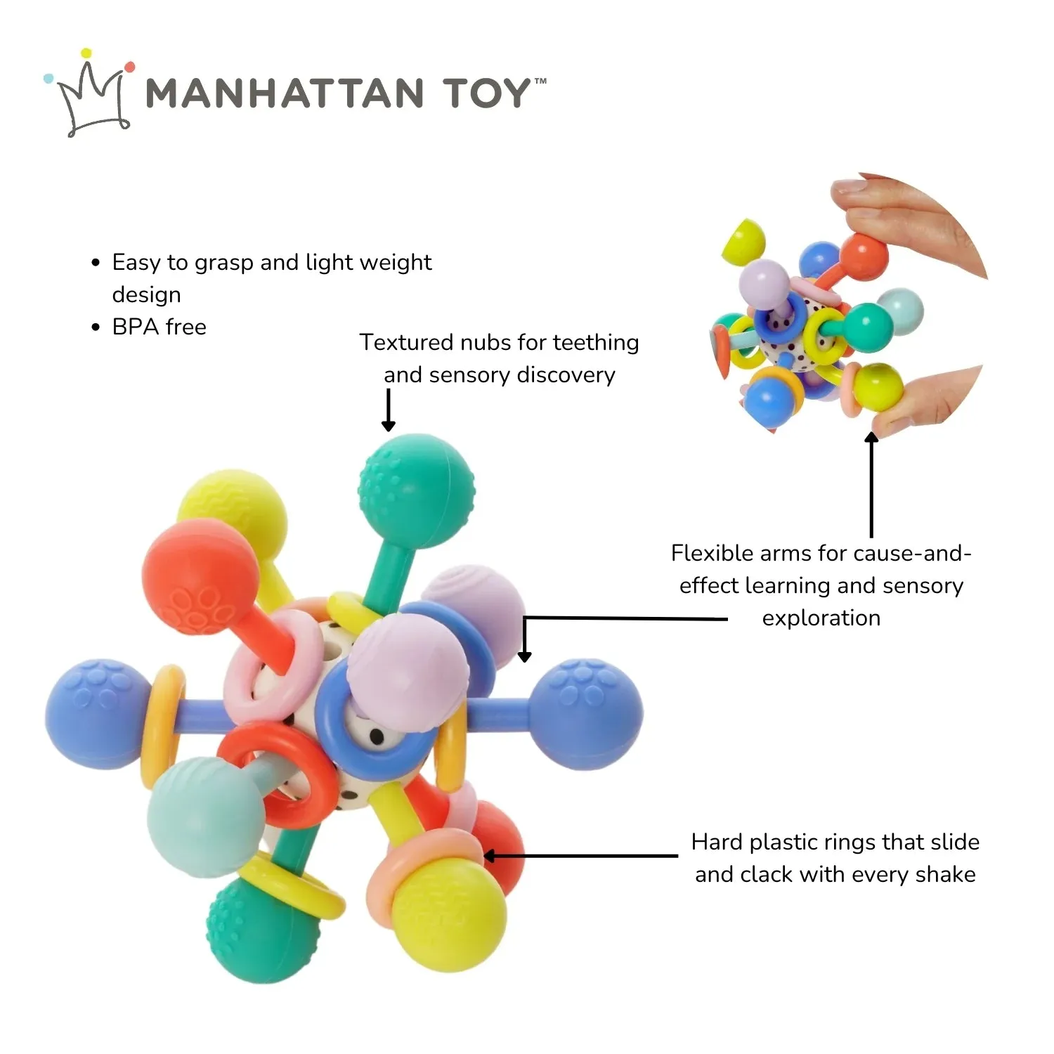 Manhattan Toys Atom Colorpop