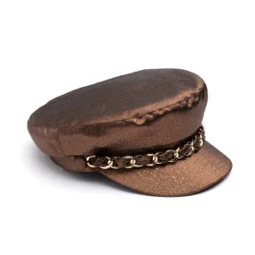 Marina in Chocolate Textured Metallic