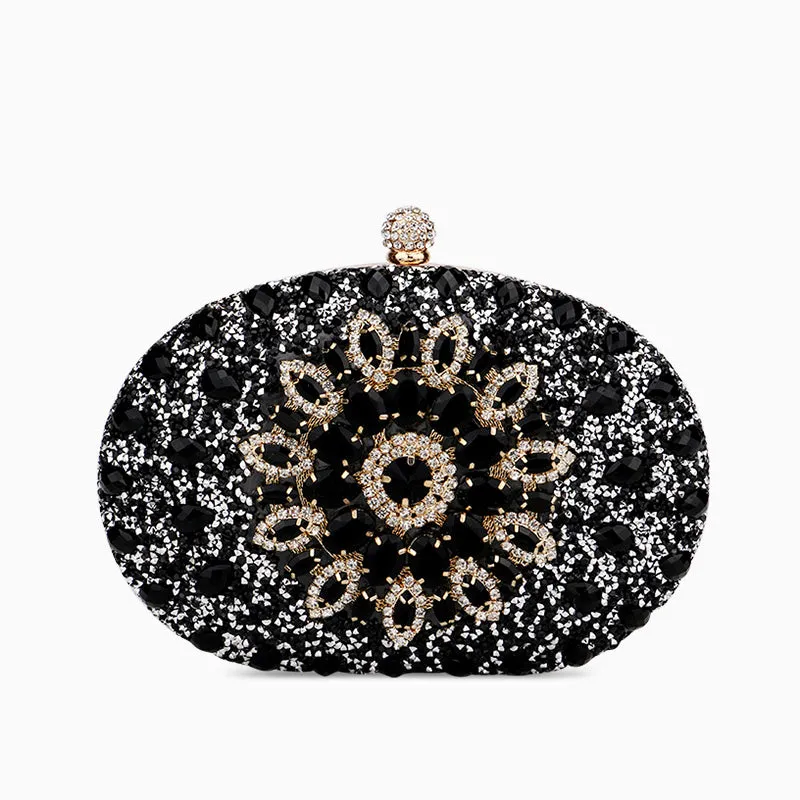 Meghan Diamond Encrusted Clutch Bag