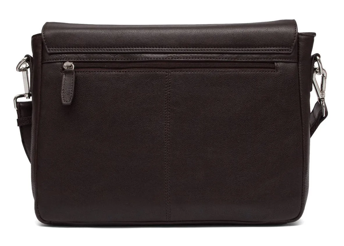 Mens Brown Messenger Bag