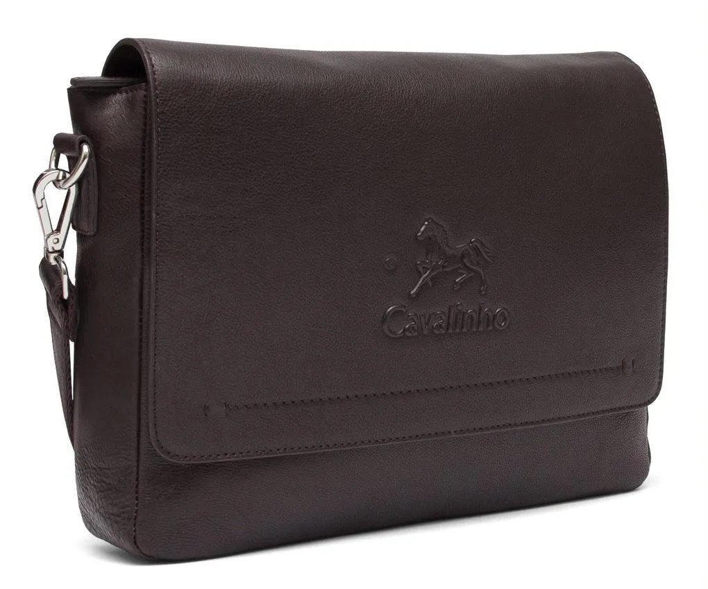 Mens Brown Messenger Bag