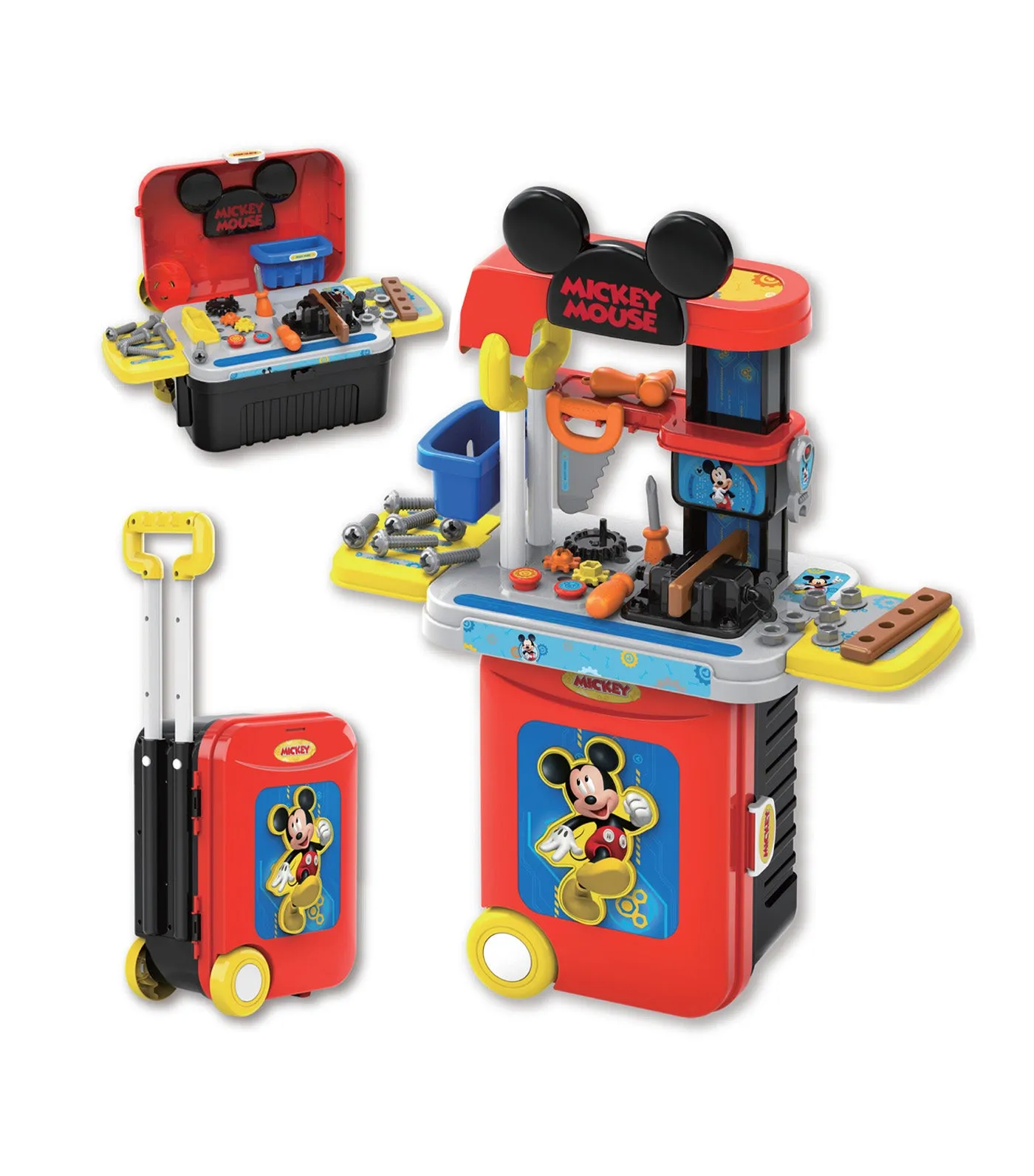 Mickey 3 in 1 Tool Set in Trolley Case