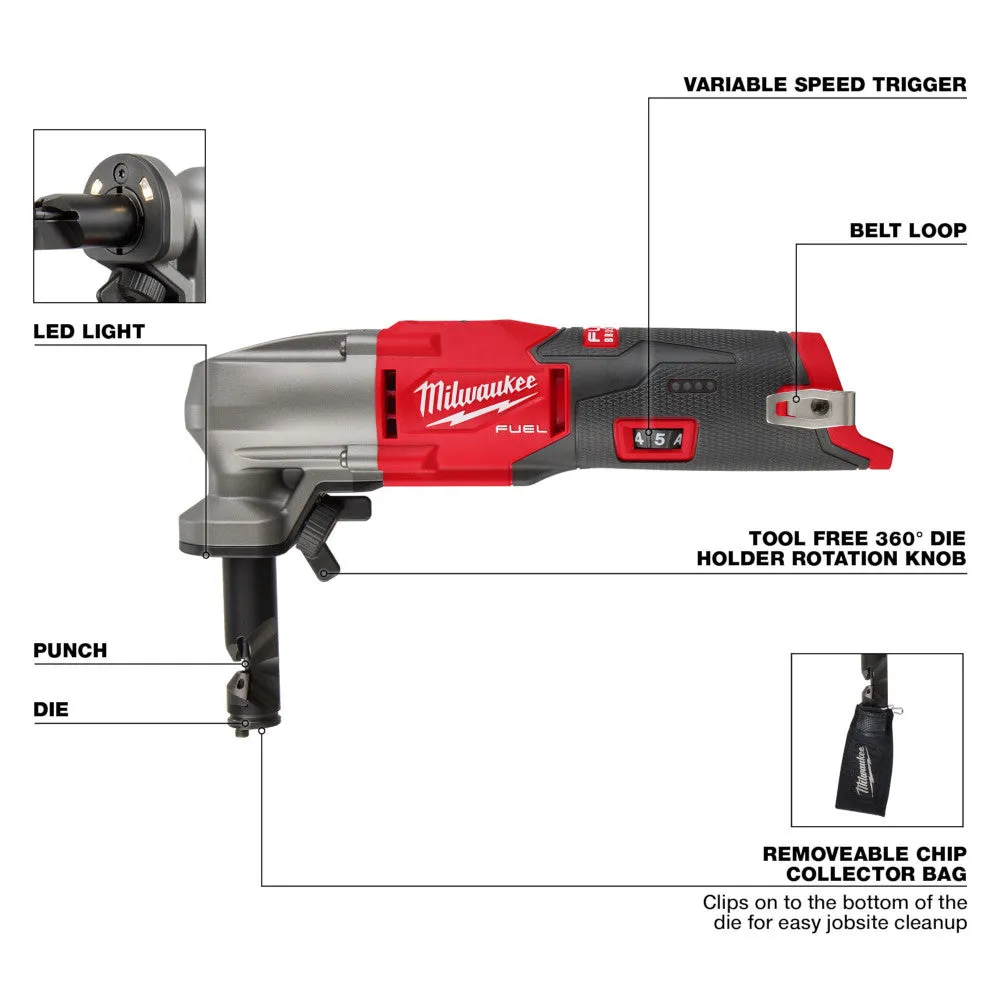 Milwaukee 2476-20 M12 FUEL 16 Gauge Variable Speed Nibbler