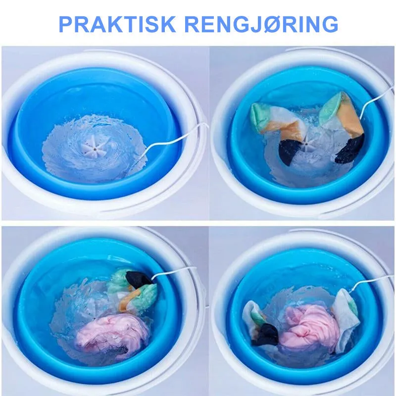 Mini portable washing machine bag - efficient &amp; foldable