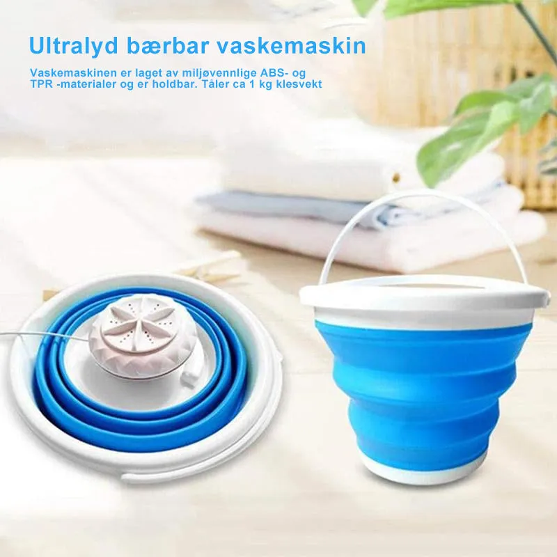 Mini portable washing machine bag - efficient &amp; foldable