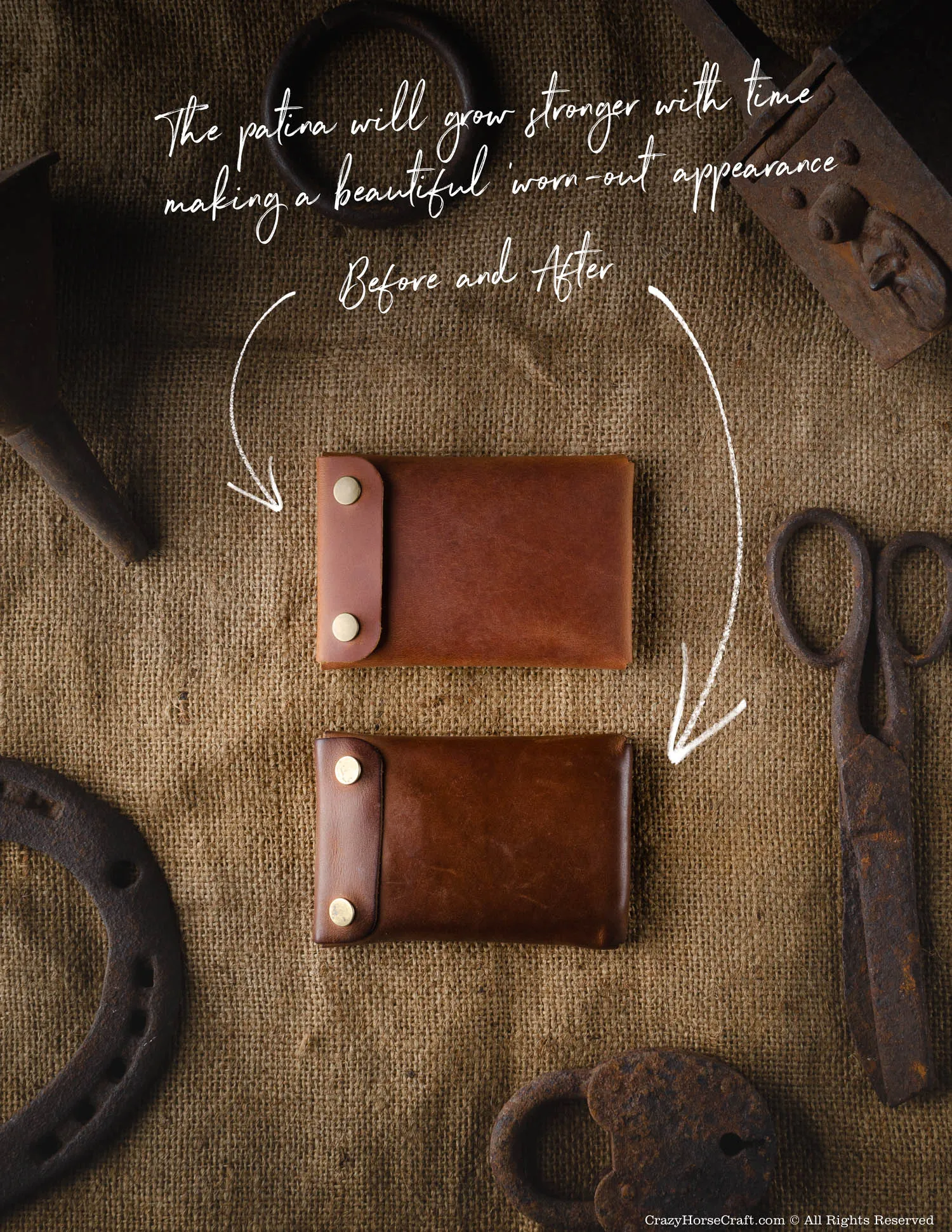 Minimalistic leather wallet/card holder | Fragola Red